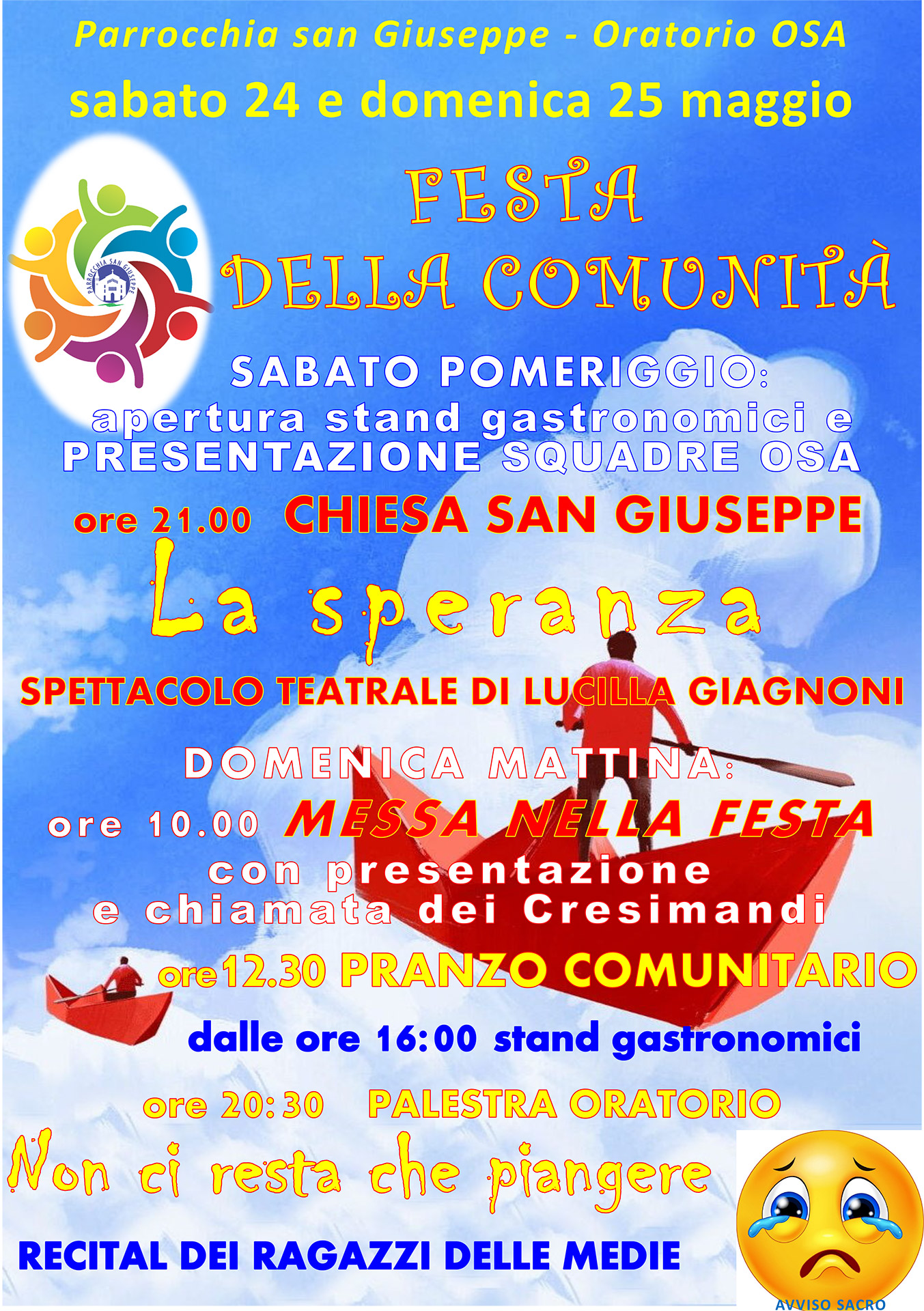 locandina festa comunita 2025